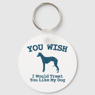 Whippet Keychain