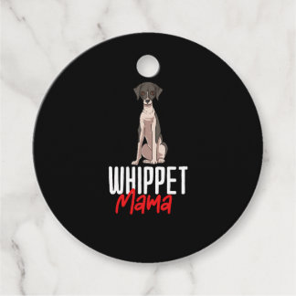 Whippet Mama Favour Tags