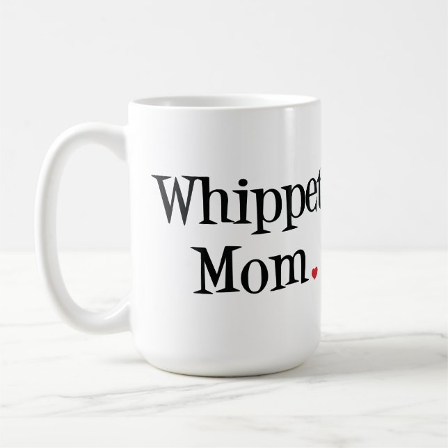 Whippet Mom Mug (Left)