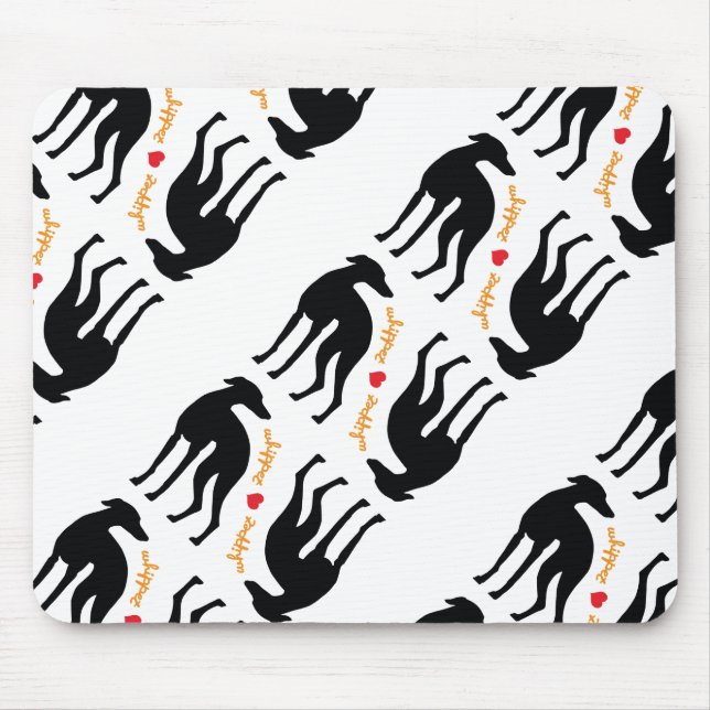Whippet Mouse Pad (Front)