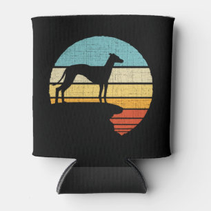 Whippet Owner Retro Vintage 60s 70s Dog Lover Can Cooler