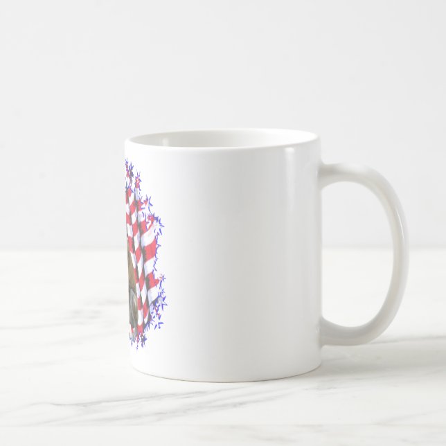 Whippet Patriot Coffee Mug (Right)