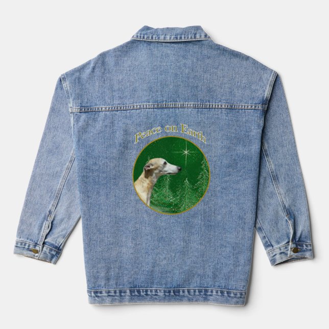 Whippet Peace Denim Jacket (Back)