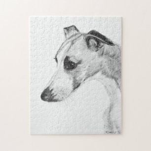 Whippet Profile Jigsaw Puzzle