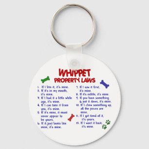 WHIPPET Property Laws 2 Keychain