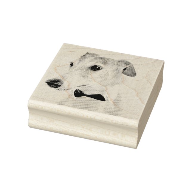 Whippet Rubber Stamp (Stamp)