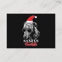 Whippet Santas Favourite Funny Christmas