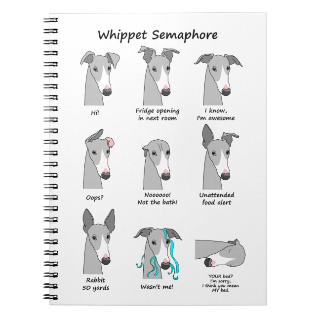 Whippet Semaphore Notebook (Front)