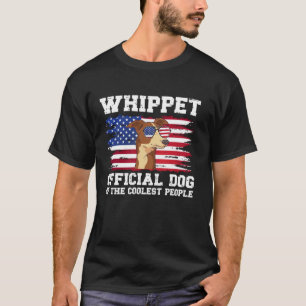 Whippet US Flag Whippet Lover Whippet Owner Long S T-Shirt