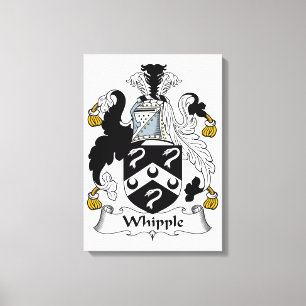Whipple Family Crest Canvas Print