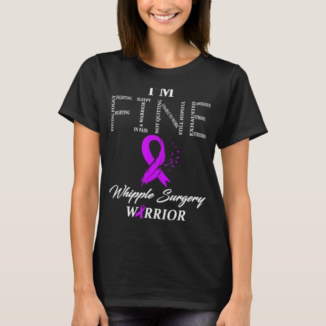Whipple Surgery Warrior T-Shirt (Front)