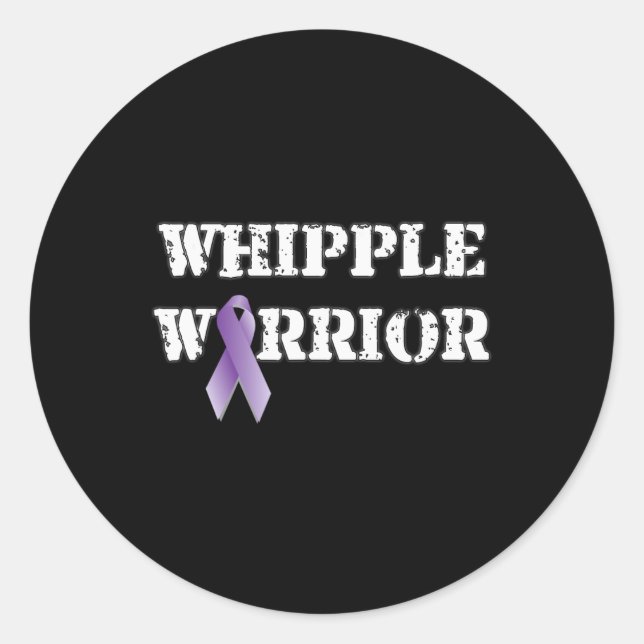 Whipple Warrior  My Battle Scars Tell A Story Classic Round Sticker (Front)