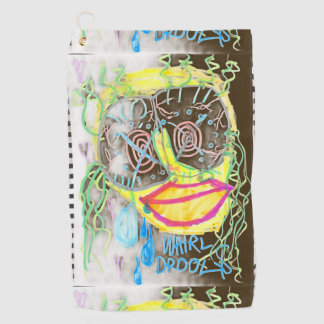 "WHiRL-DROOL$" by thaddeus & crimson's Adam Moyer Golf Towel