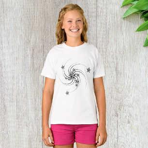 Whirled Nautical Stars Girls T-Shirt
