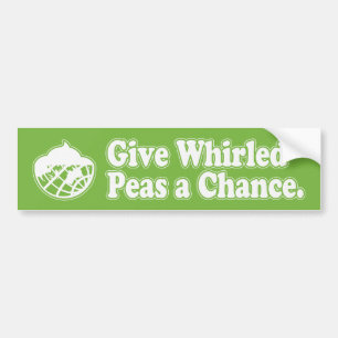 Whirled Peas Bumper Sticker