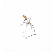 Whirling Dervish - burnt orange