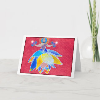 Whirling Lotus Card
