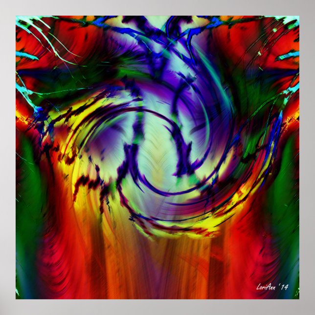 Whirling Paint Poster (Front)