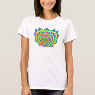 WHIRLING SQUARES - Lotus T-Shirt