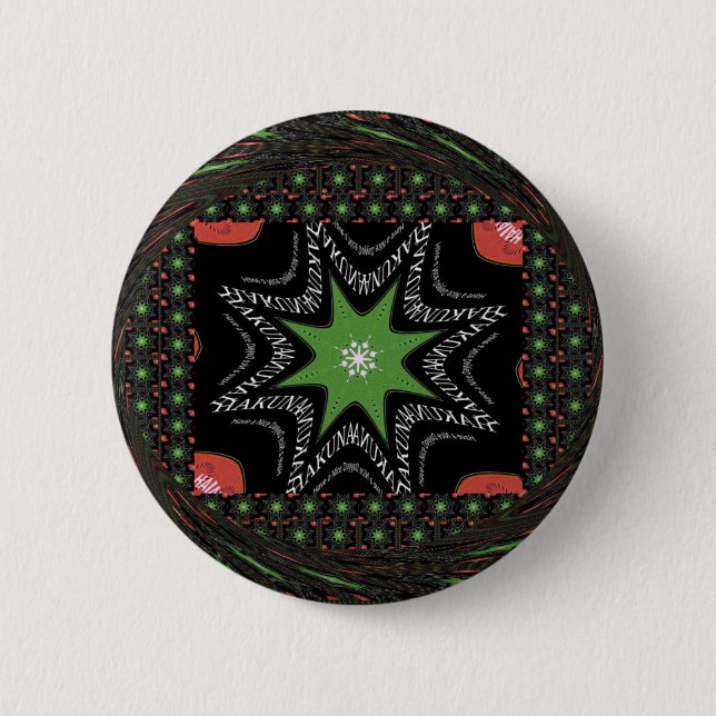 Whirling stars background 2 inch round button (Front)