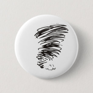 Whirling Tornado 2 Inch Round Button