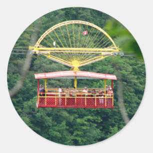 Whirlpool Aero Car: Niagara Falls Classic Round Sticker