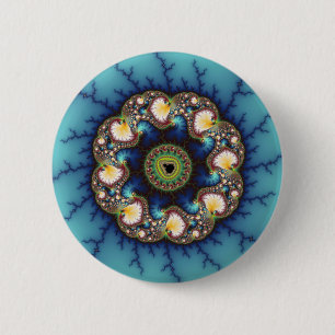 Whirlpool - Fractal 2 Inch Round Button
