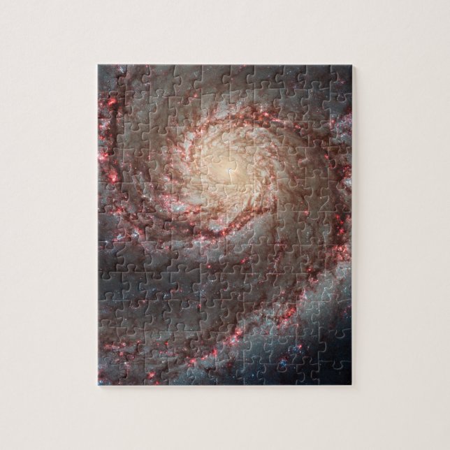 Whirlpool Galaxy Jigsaw Puzzle (Vertical)