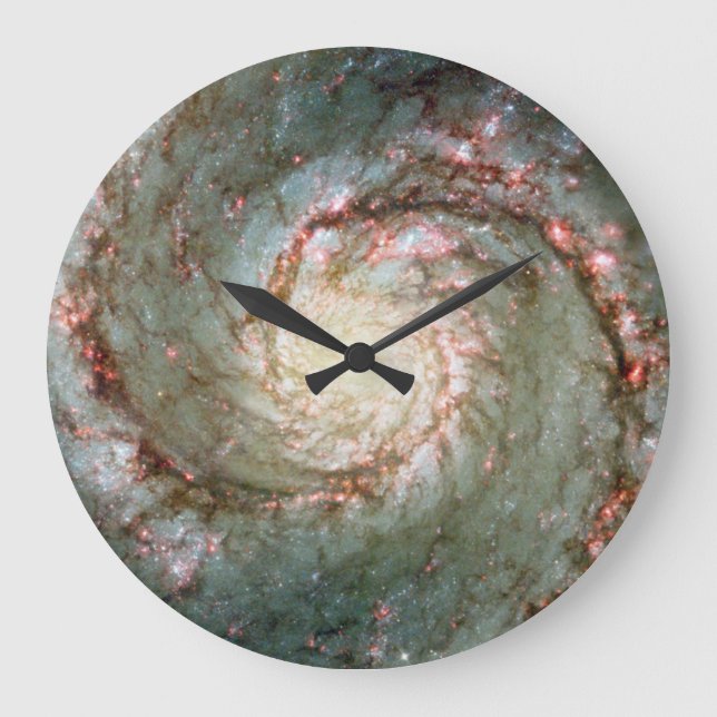 Whirlpool Galaxy Large Clock (Front)