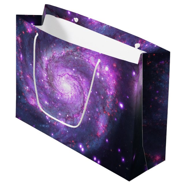 Whirlpool Galaxy Large Gift Bag (Front Angled)