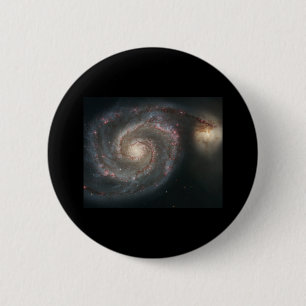 Whirlpool Galaxy (M51) 2 Inch Round Button