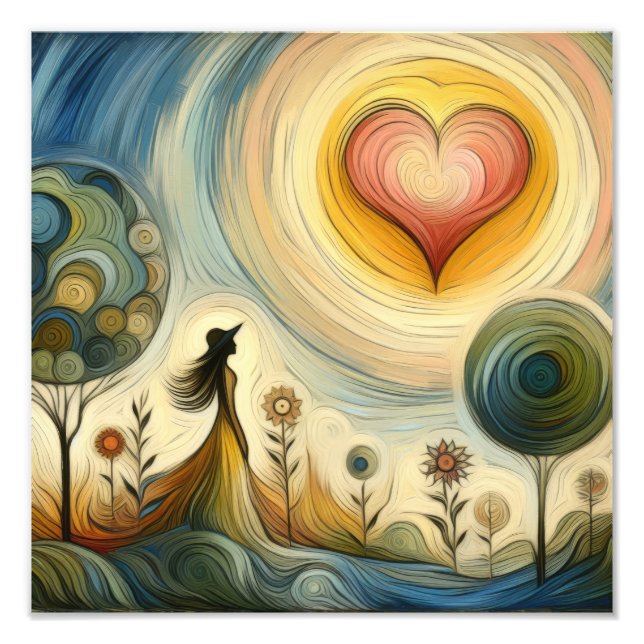 Whirls of Affection Photo Print (Front)