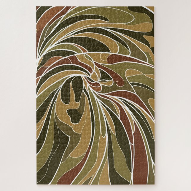 Whirlwind | Dynamic Abstract Swirl Puzzle (Vertical)