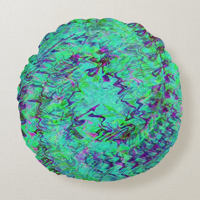 Whirlwinded...... Round Pillow (Front)