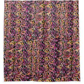 Whirly Swirly Shower Curtain