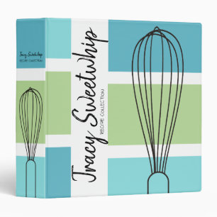 Whisk color bloque le classeur de recettes de livr