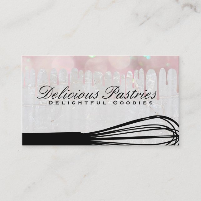 Whisk Cooking Tool | Stone | Drip Business Card (Front)
