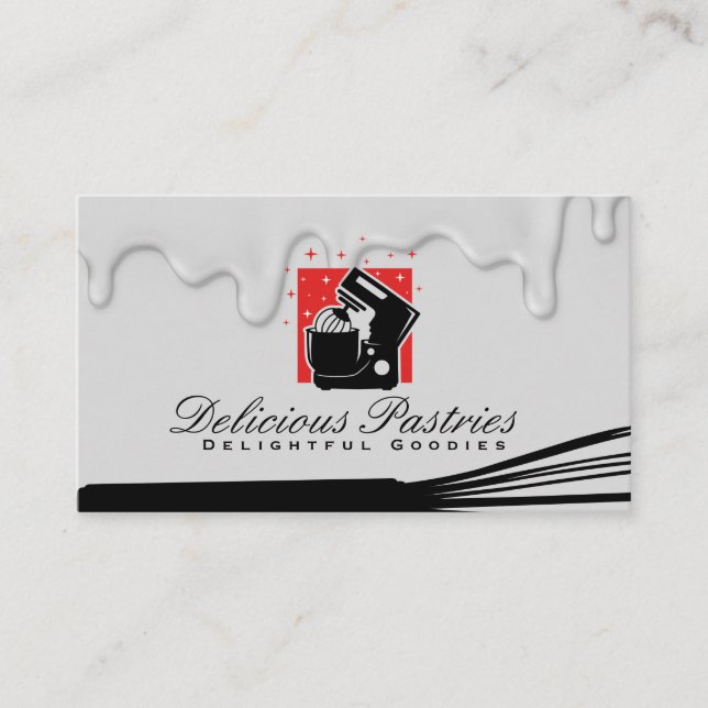 Whisk | Frosting | Mixing Machine Business Card (Front)