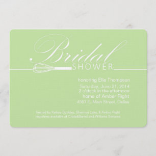 Whisk Her Away Modern Bridal Shower Invitation