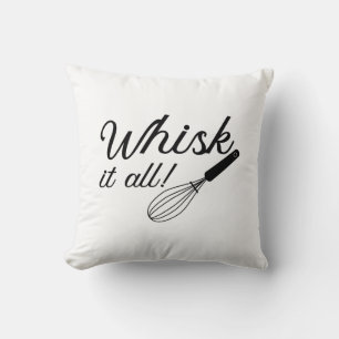 Whisk It All Throw Pillow