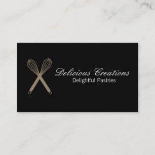 Whisk (magenta) variation   Culinary Master Business Card