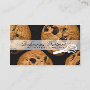 Whisk Pastry Chef Cookies Business Card
