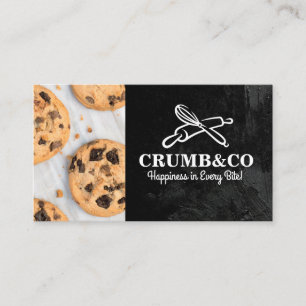 Whisk Rolling Pin Cookies Business Card