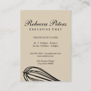 Whisk variation   Culinary Master Business Card