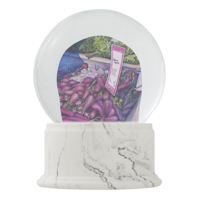 Whisk Well for Whale Soup Snow Globe (Front)