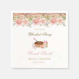 Whisked Away Bridal Shower Napkin