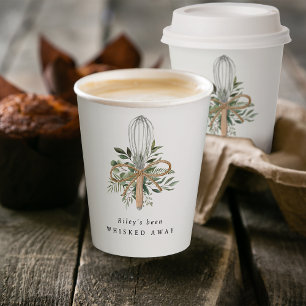 Whisked Away Kitchen Bridal Shower  Paper Cups