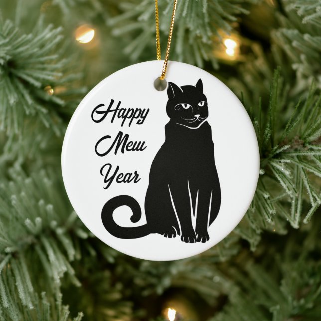 Whisker dans le temps - Ornement de chat (Arbre)