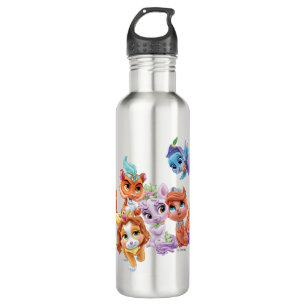 Whisker Haven   Hearts Hooves Paws 710 Ml Water Bottle