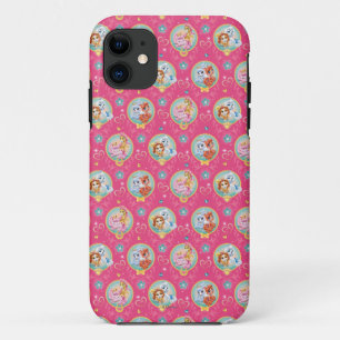 Whisker Haven   Hearts Hooves Paws Pattern iPhone 11 Case